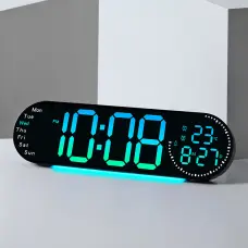 17" RGB (14 color ) Digital LED Wall Clock Price BD