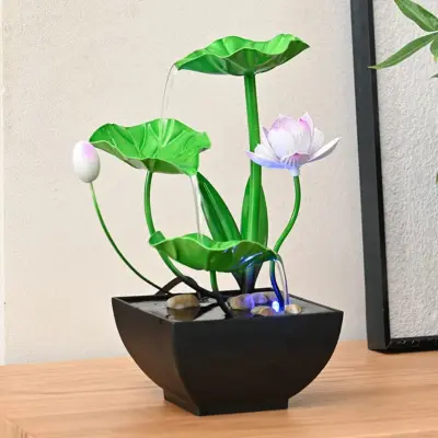 Mini Indoor Decoration Natural Rocks Tabletop Water Fountain