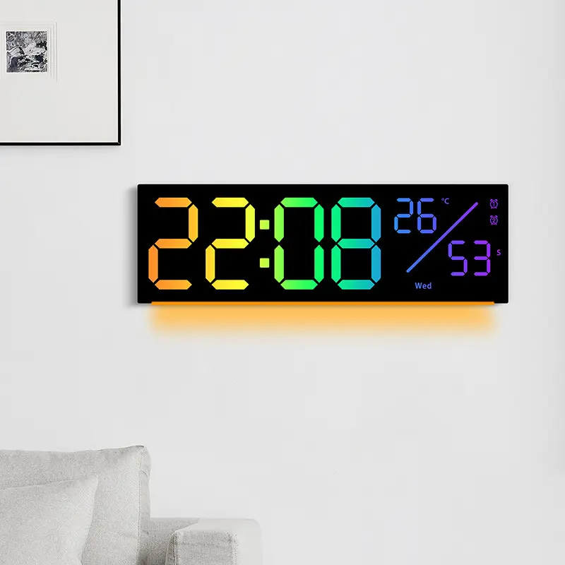 11" RGB Digital LED Wall, Table, Alarm Clock