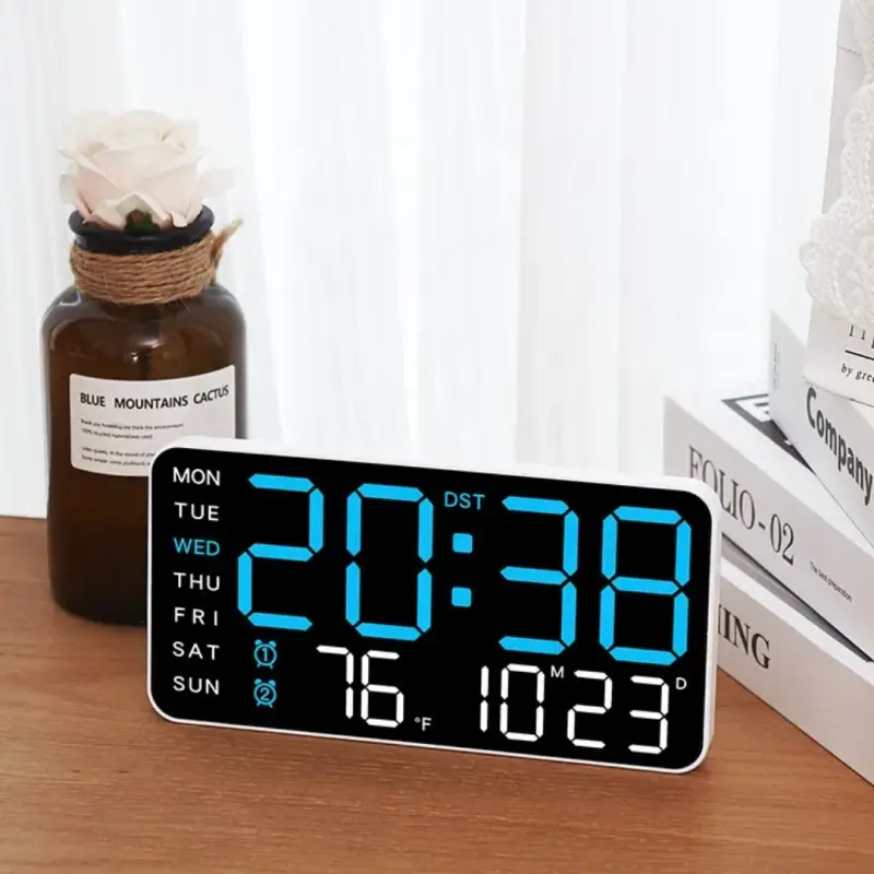 9 Inch Voice Control Digital Clock