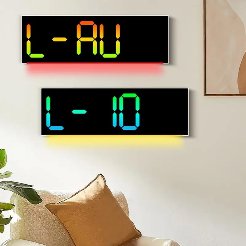 11" RGB Digital LED Wall, Table, Alarm Clock