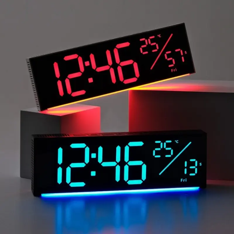 11" RGB Digital LED Wall, Table, Alarm Clock