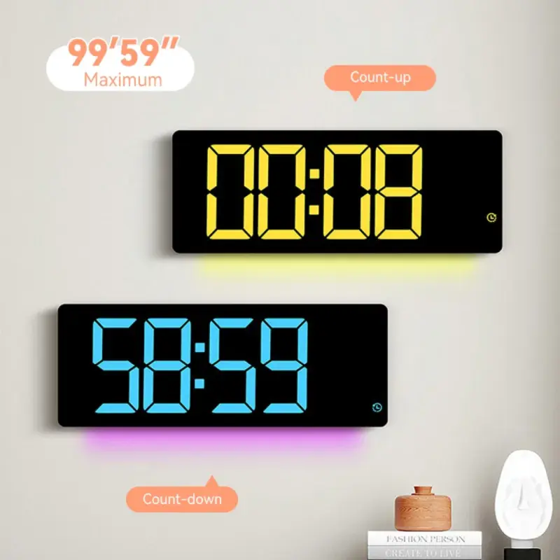 17" Big Size RGB 11 Color Display Wall Clock