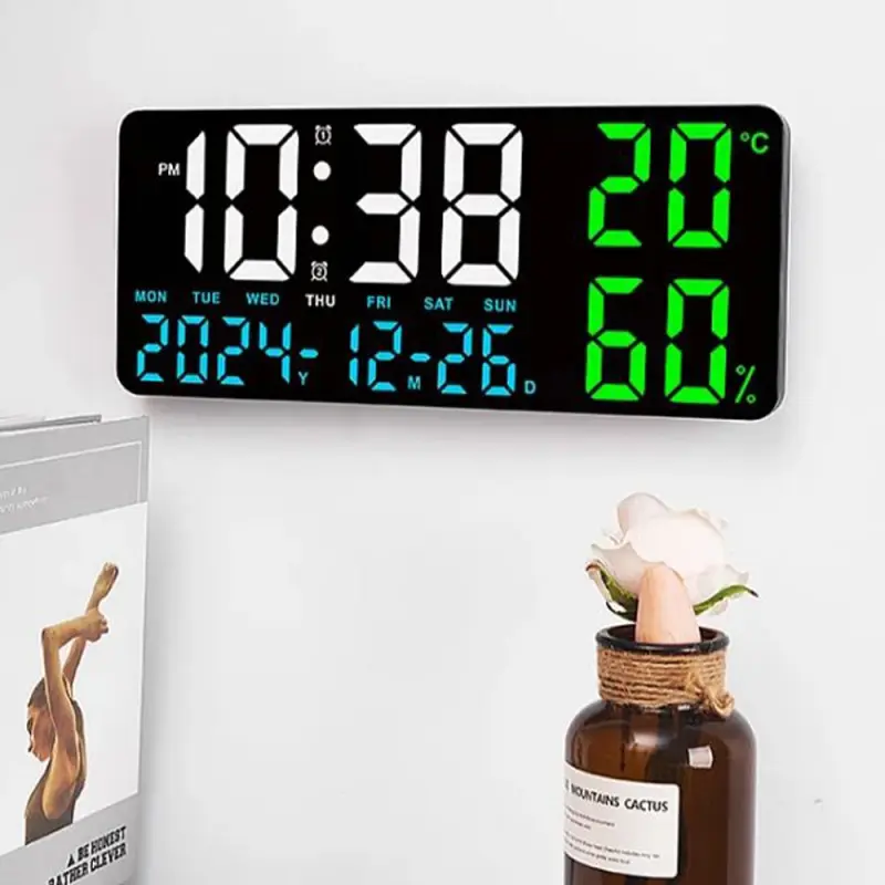 14 Inch / 6 Inch Digital LED Clock With Night Light