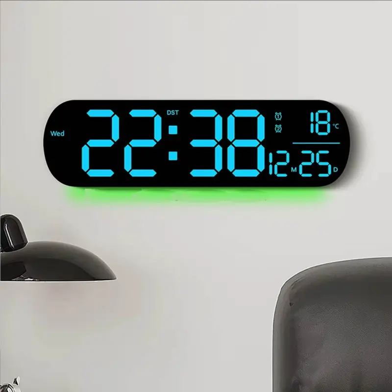 14″ RGB Color Changing (11 Color Mode) LED Digital Clock