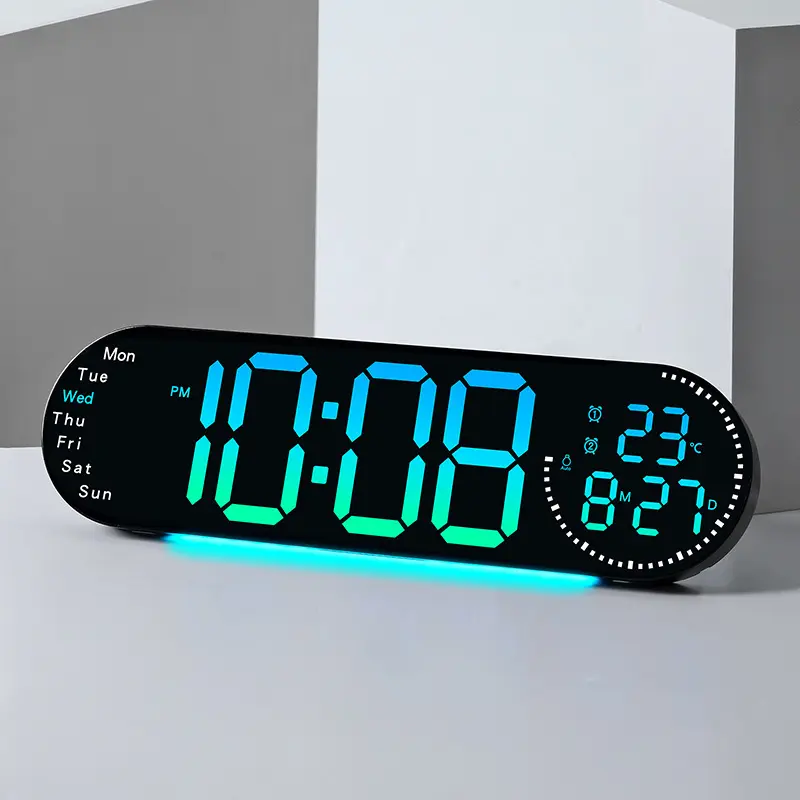 17" RGB (14 color ) Display LED Clock